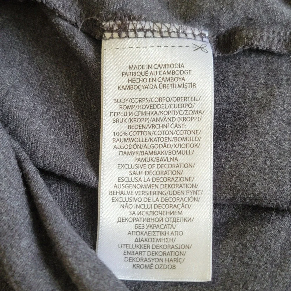 Polo Ralph Lauren Long Sleeve Polo Mens XL Charcoal Gray Classic Fit Cotton